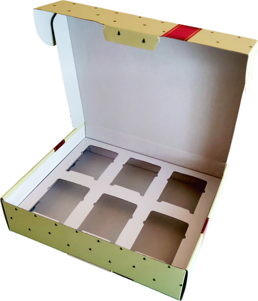 Geschenkverpackung für 6 Dosen