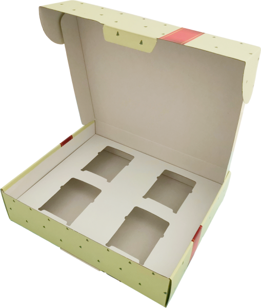 Geschenkverpackung für 4 Dosen