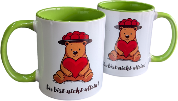 Tasse Du bist nicht allein